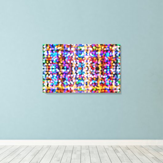 Abstracte lichten canvas afdruk (Insitu (Houten vloer))