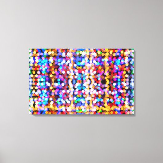 Abstracte lichten canvas afdruk (Voorkant)