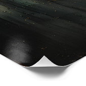 Abstracte lichten in het dark Ai art design Perfect Poster (Hoek)