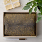 Abstracte lichten zee glanzend bronzen Monogram Tissuepapier (Geschenk)