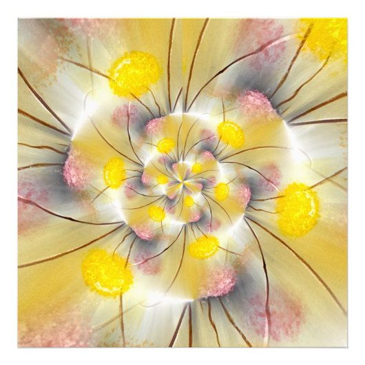 Abstracte lichtjes foto afdruk (Voorkant)