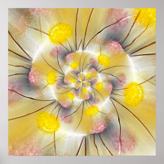 Abstracte lichtjes poster (Voorkant)