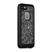 Abstracte lichtreflecties op water LifeProof iPhone hoesje (Achterkant / rechts)