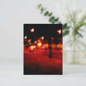 Abstracte lichtschilderende uitslag briefkaart (Staand voorkant)