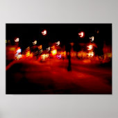 Abstracte lichtschilderende uitslag poster (Voorkant)