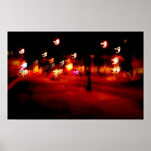 Abstracte Lichtschildering Ploosh Poster