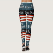 Abstracte liedstijl; leggings (Achterkant)