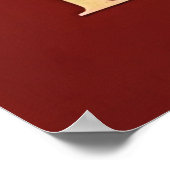 Abstracte liefde hart romantische kunst poster (Hoek)