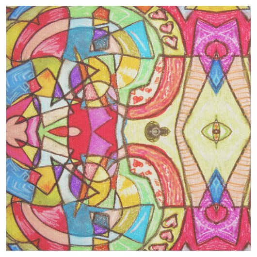 Abstracte liefde stof (Close Up)