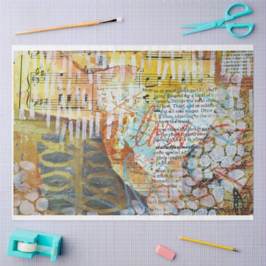 Abstracte liefde tissuepapier (Craft)