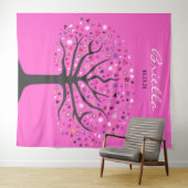 Abstracte Life Foto op achtergrond-uitnodiging Wandkleed (In Situ (horizontaal))