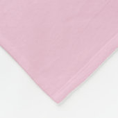 Abstracte lijn Art Retro roze en blauw Fleece Deken (Hoek)