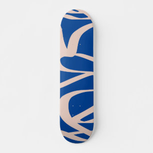 Abstracte lijn blauw persoonlijk skateboard