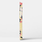 Abstracte lijn geo patroon, topografisch ontwerp. Case-Mate iPhone case (Achterkant / Links)