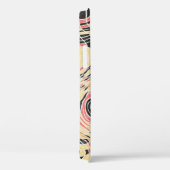 Abstracte lijn geo patroon, topografisch ontwerp. Case-Mate iPhone case (Achterkant / Rechts)