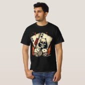 Abstracte Lijn Kunst T-shirt (Voorkant volledig)