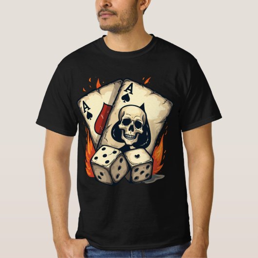Abstracte Lijn Kunst T-shirt (Voorkant)
