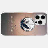 Abstracte lijn kunstcirkel Logo - minimalistische Case-Mate iPhone Case (Achterkant (horizontaal))