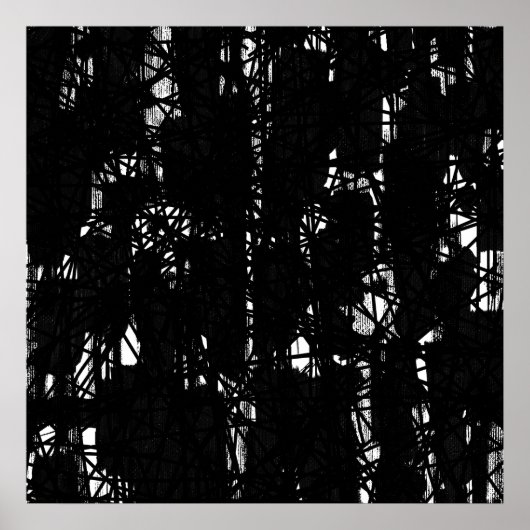 Abstracte lijnen 02 poster (Voorkant)