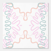 Abstracte lijnen behang (Voorkant)