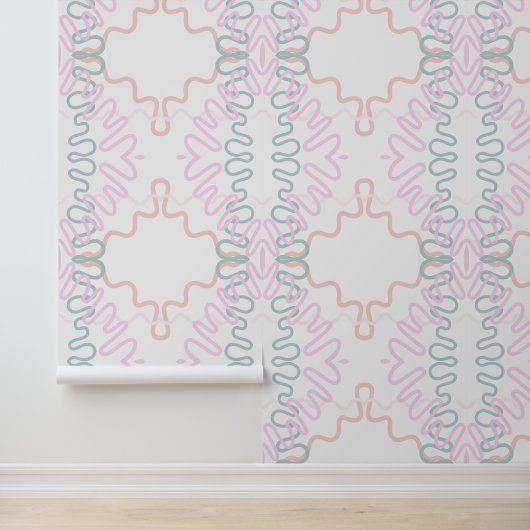 Abstracte lijnen behang (Applicatie)