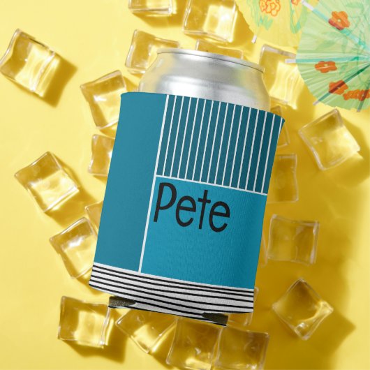 Abstracte lijnen blikjeskoeler (Insitu Zomer)