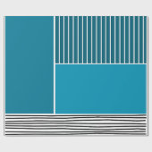 Abstracte lijnen cadeaupapier (Vlak)