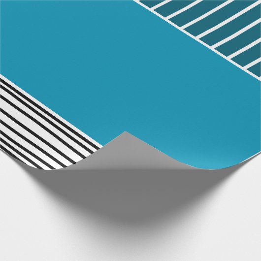 Abstracte lijnen cadeaupapier (Hoek)