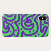 Abstracte lijnen Case-Mate iPhone case (Achterkant (horizontaal))