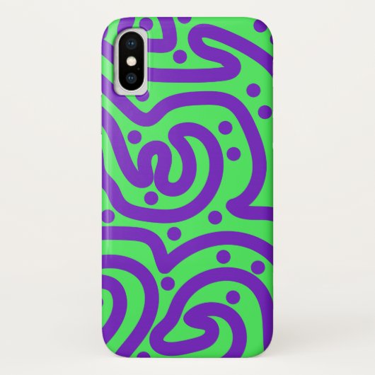 Abstracte lijnen Case-Mate iPhone case (Achterkant)