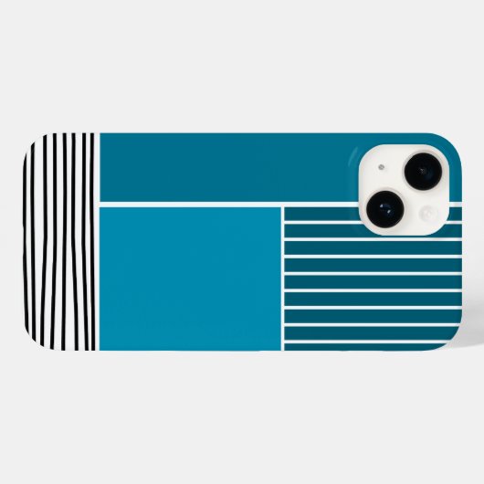 Abstracte lijnen Case-Mate iPhone case (Achterkant (horizontaal))