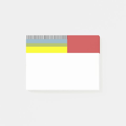 Abstracte lijnen en Rechthoeken Post-it® Notes (Voorkant)