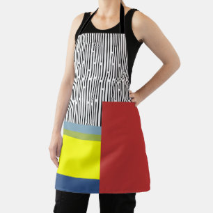 Abstracte lijnen en rechthoeken schort