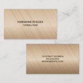 Abstracte lijnen geborsteld visitekaartje (Voorkant / Achterkant)