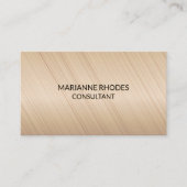 Abstracte lijnen geborsteld visitekaartje (Voorkant)