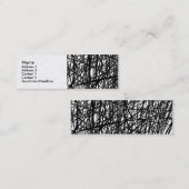 Abstracte lijnen - Goud Mini Visitekaartje (Voorkant / Achterkant)