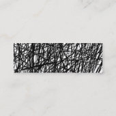 Abstracte lijnen - Goud Mini Visitekaartje (Achterkant)