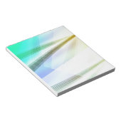 Abstracte lijnen in zachte kleuren notitieblok (Schuin)