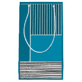 Abstracte lijnen klein cadeauzakje (Voorkant)