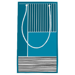 Abstracte lijnen klein cadeauzakje