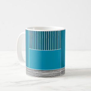 Abstracte lijnen koffiemok