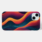 Abstracte lijnen kunstpatroon Case-Mate iPhone case (Achterkant (horizontaal))