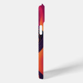 Abstracte lijnen kunstpatroon Case-Mate iPhone case (Achterkant / Rechts)