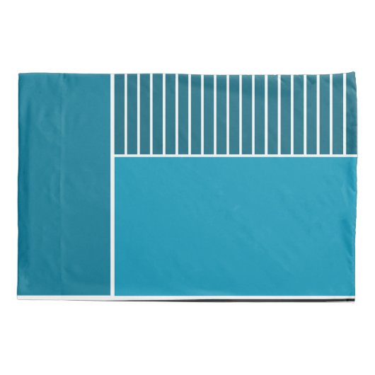 Abstracte lijnen kussensloop (Achterkant)