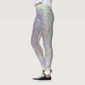 Abstracte lijnen leggings (Links)