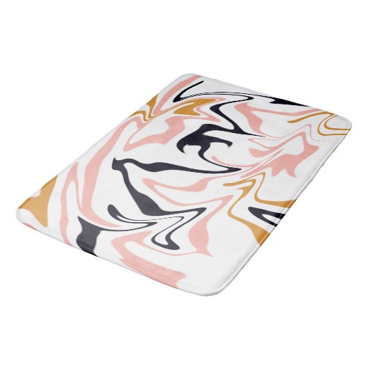 Abstracte lijnen modern badmat (Gekanteld)