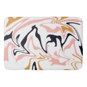 Abstracte lijnen modern badmat (Voorkant)