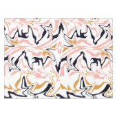 Abstracte lijnen modern tafelkleed (Voorkant (Horizontaal))