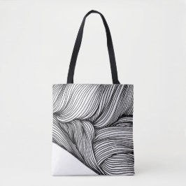 Abstracte lijnen op je tas