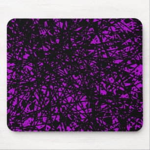 Abstracte lijnen - Paars Muismat